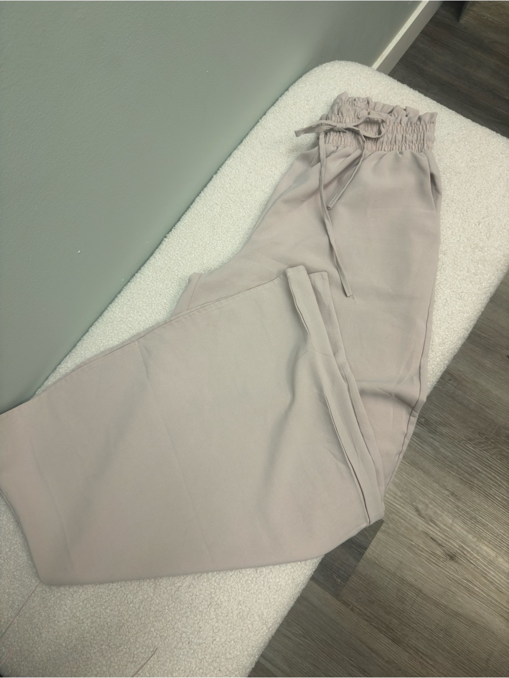 Women’s Wide Leg Dress Pants - Dusty Pink Color